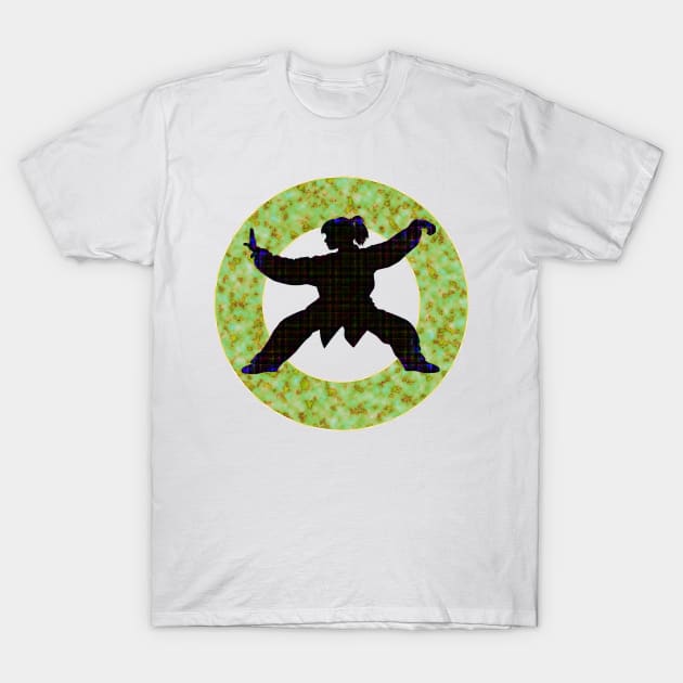 Tai Chi Jade Single Whip T-Shirt by crunchysqueak